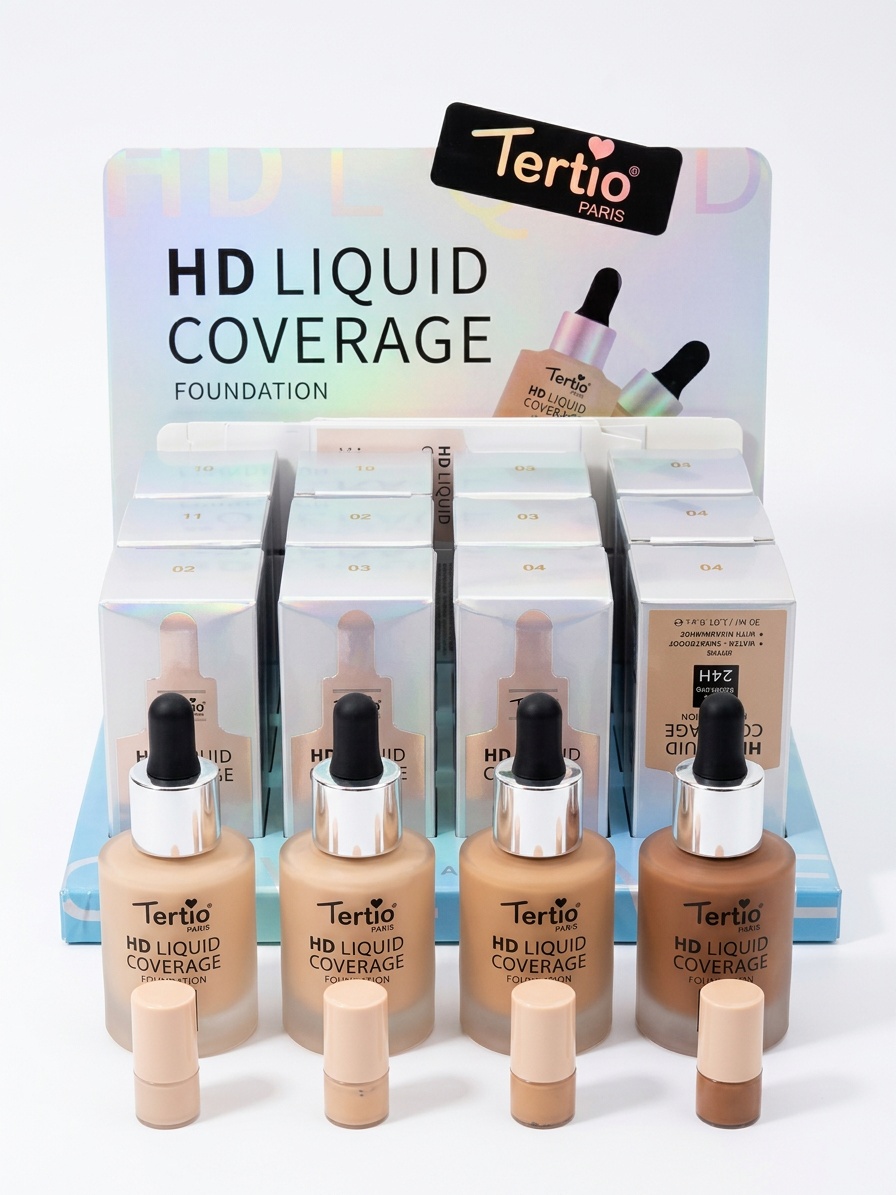 Tertio HD Liquid Coverage Foundation